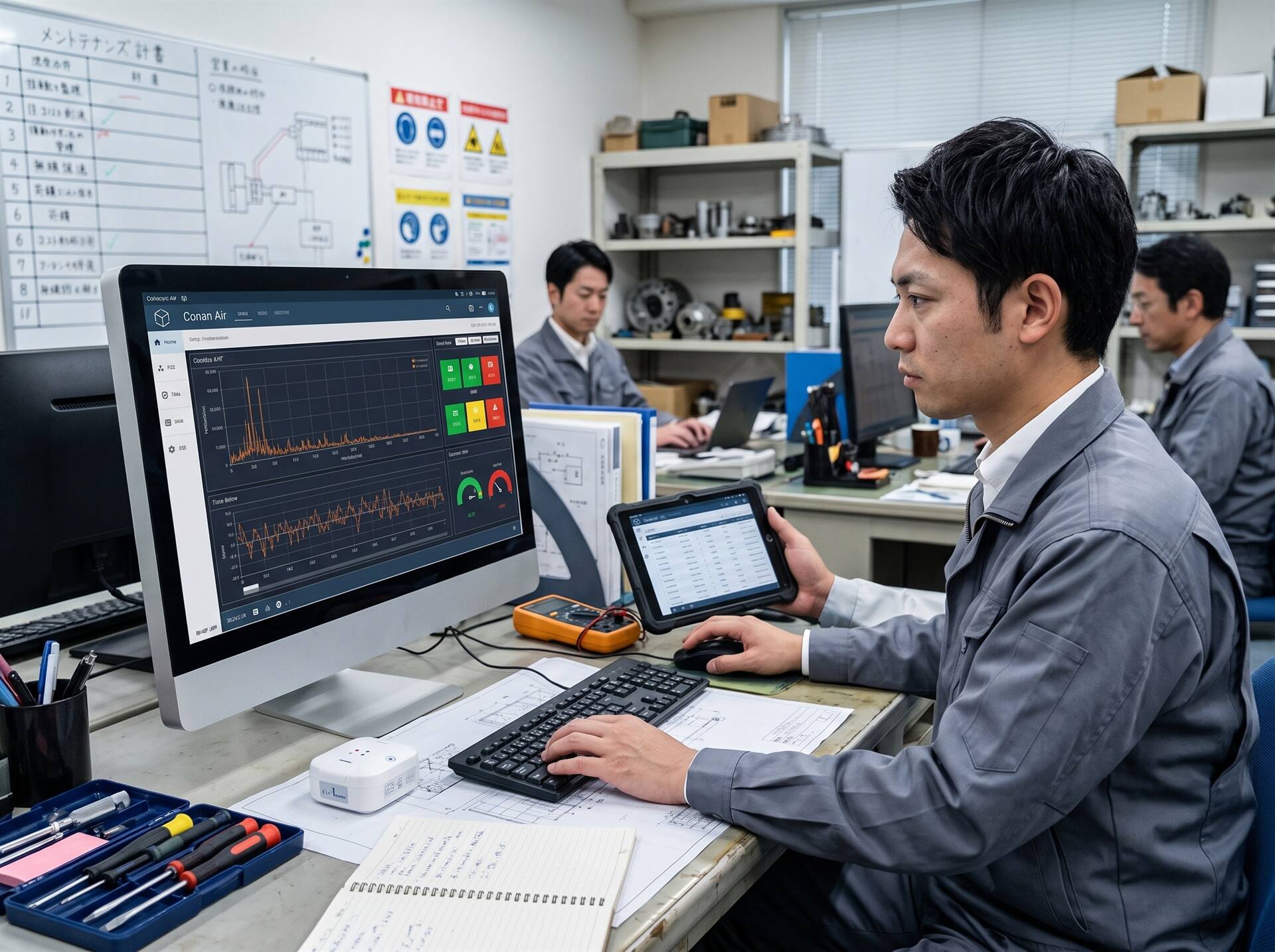 導入効果を確認したい方へ｜コナンエアー導入事例と異常検知実